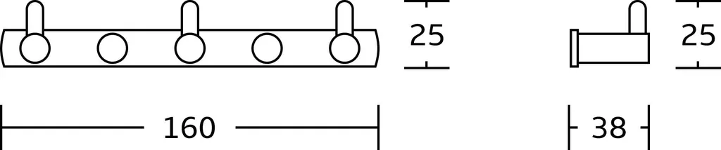 Gancio Triplo Mexen 709163-00 Cromo - Eleganza e Ordine per la Famiglia