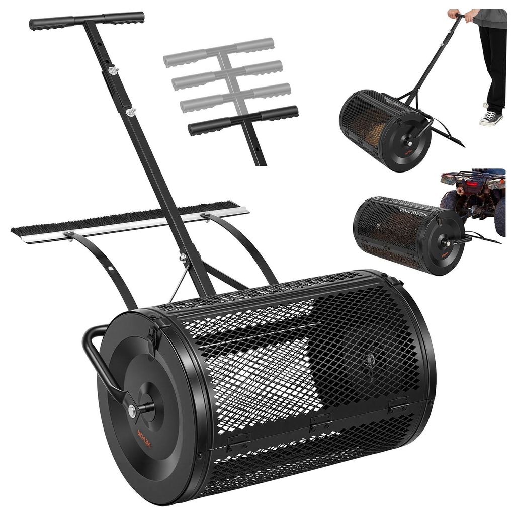 Spargicompost VEVOR da 76,5 L, spargitore di torba da 61 cm Immagine del prodotto 