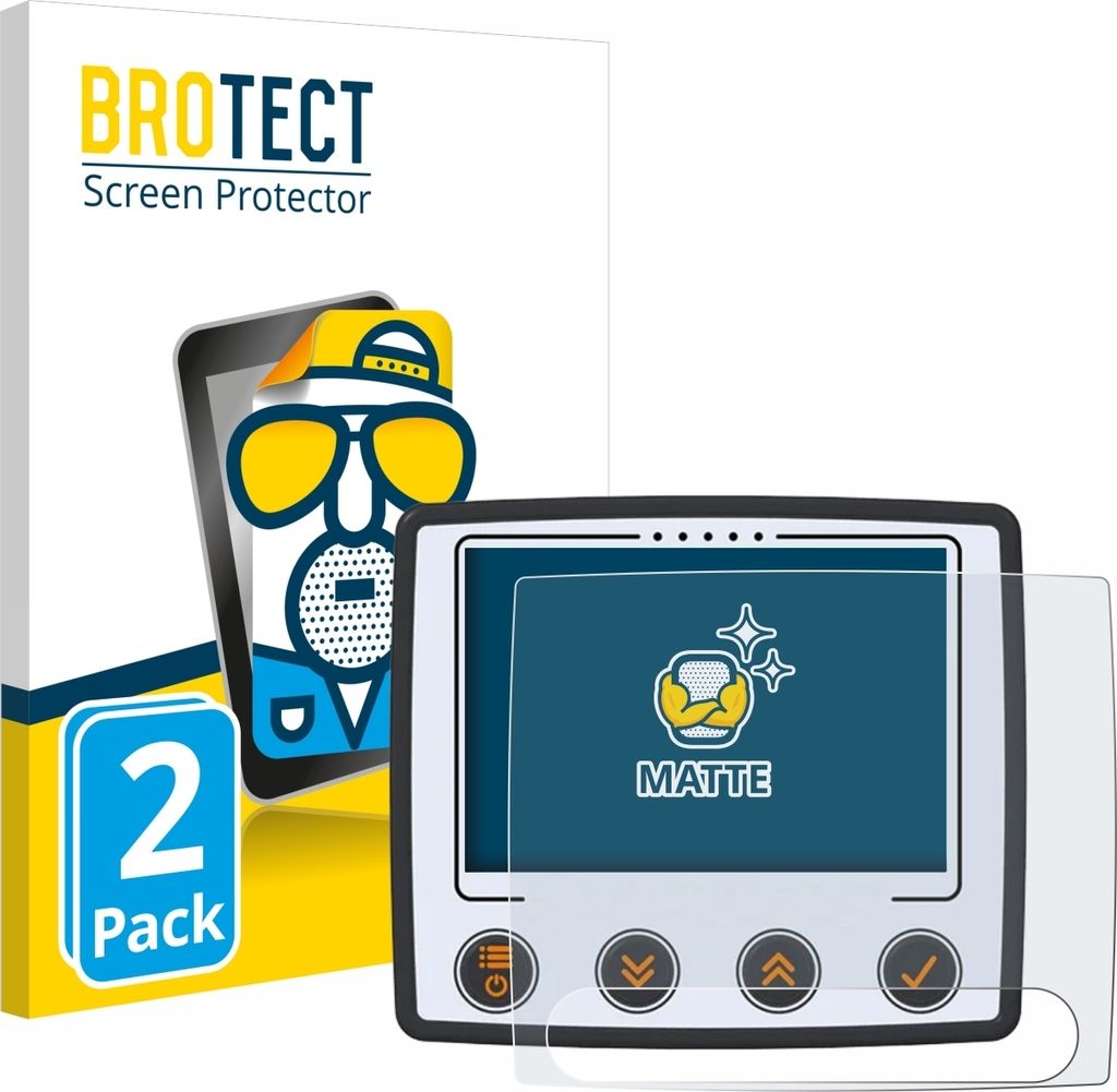 2x BROTECT Schutzfolie für Skytraxx 5 Mini Displayschutz Displayschutzfolie Folie Matt Entspiegelungsfolie