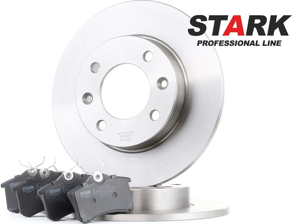 Kit freinage complet disques et plaquettes de frein pour Citroën et Peugeot
