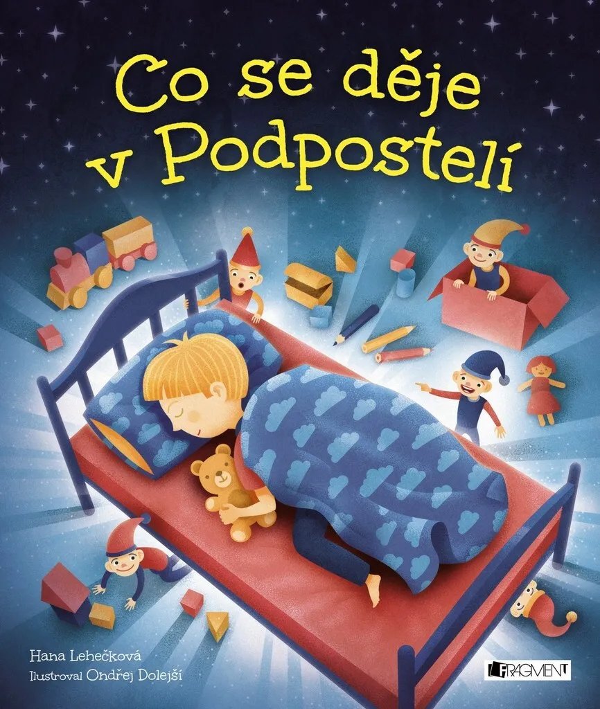 Album Jeunesse Co se děje v Podpostelí : grand format avec illustrations