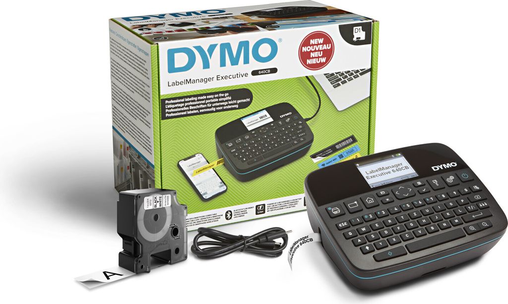 Dymo LabelManager 640 CB Etiketten-Drucker Geeignet für Schriftband: D1 6 mm, 9 mm, 12 mm, 19 mm, 24 mm - Drucker