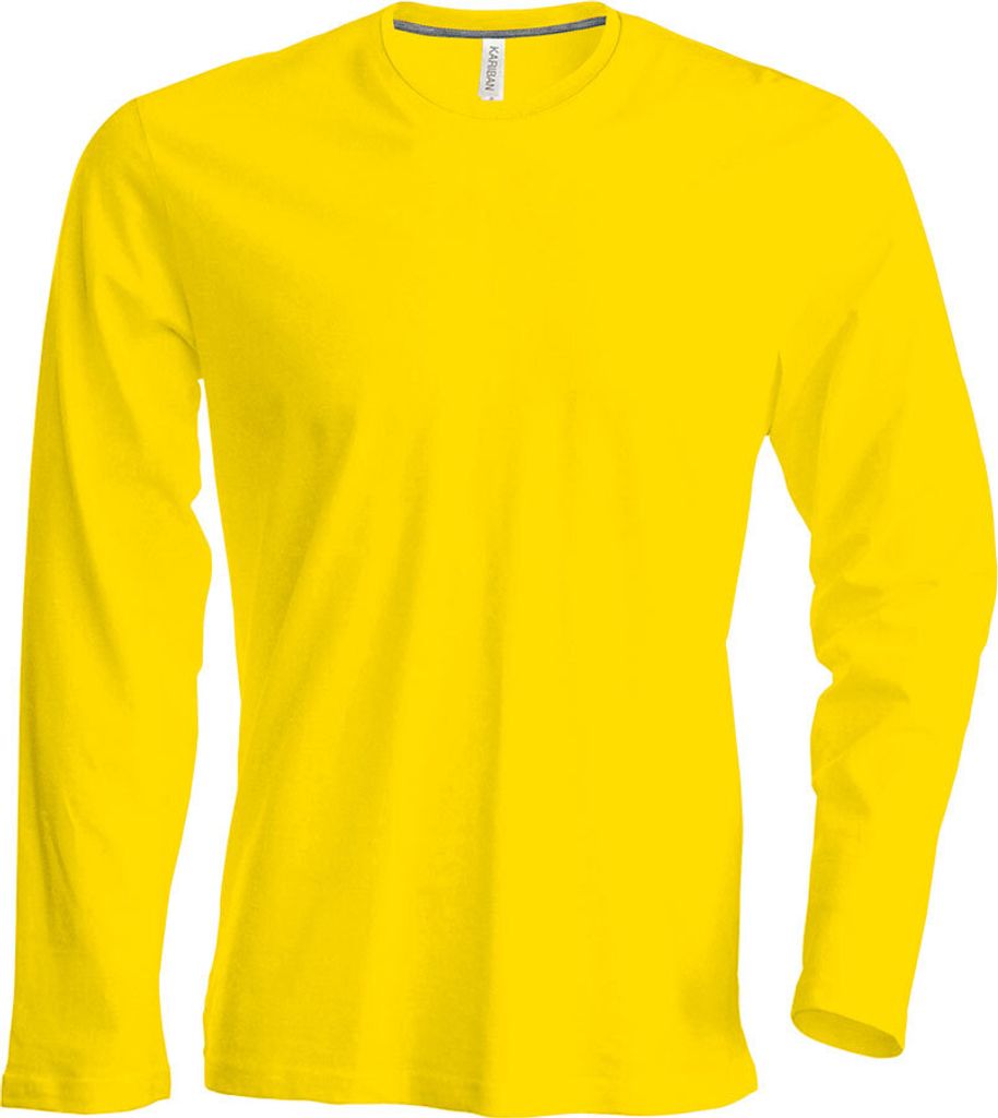 Kariban Herren T-Shirt langarm K359 yellow XL Produktbild 