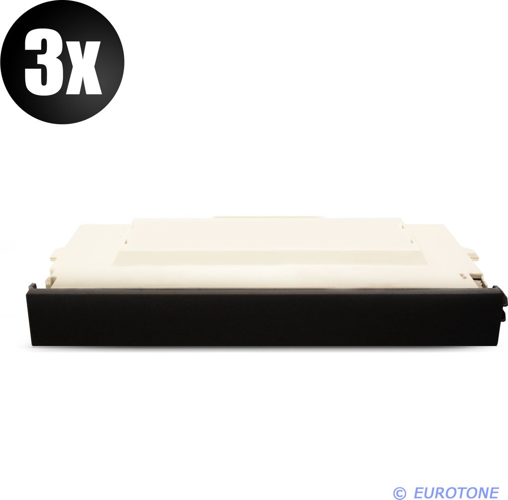 3x Eurotone Toner Alternative für Lexmark 020K1403 Black Schwarz