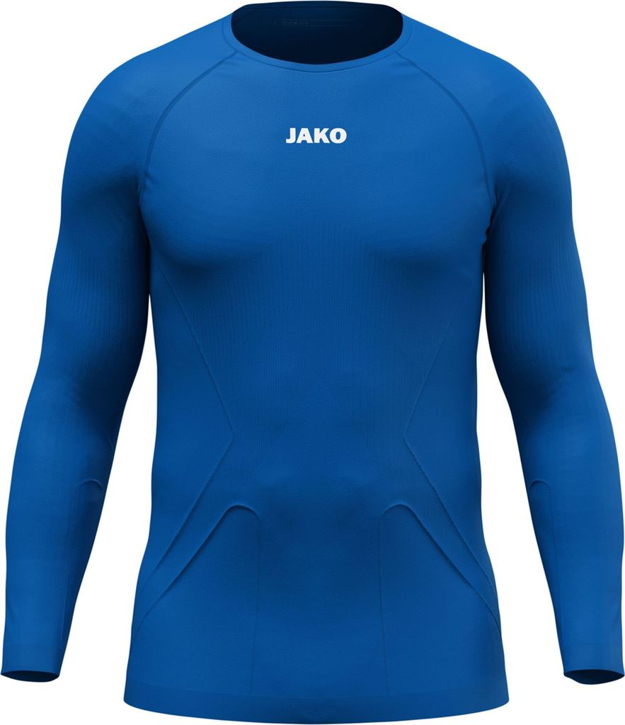 Jako Lightweight Longsleeve Unterziehshirt Kinder blau weiß Gr XS