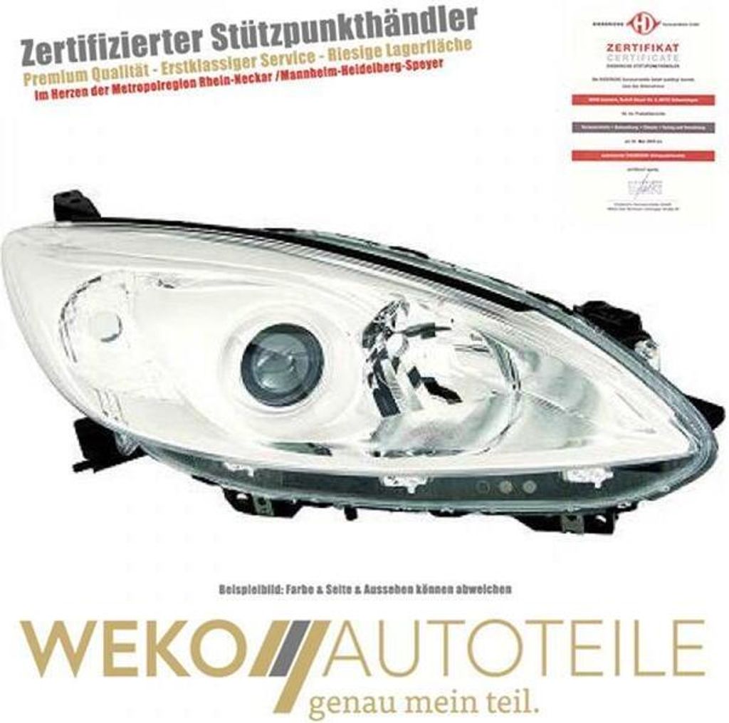 Scheinwerfer links DIEDERICHS 5682081 für MAZDA