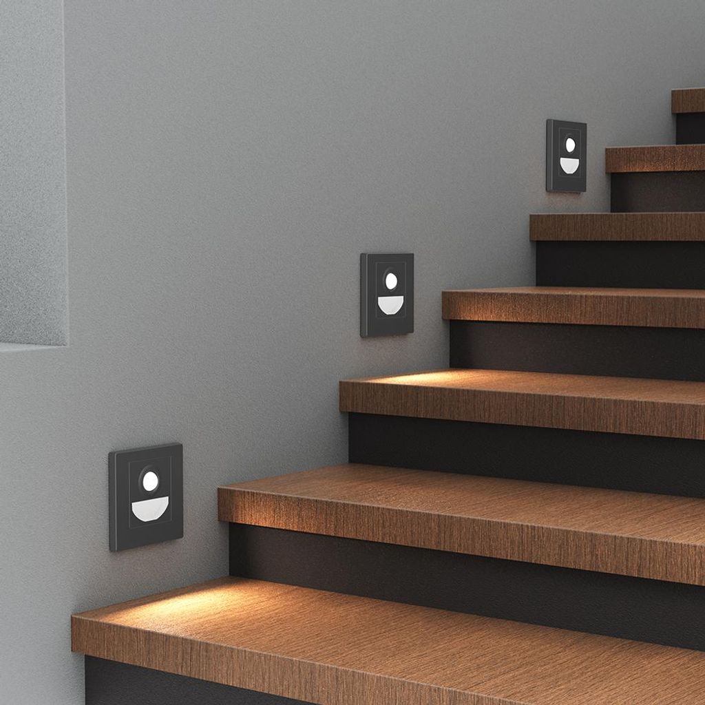 Braytron Lampada LED per scale con sensore di movimento 1,5 Immagine del prodotto 