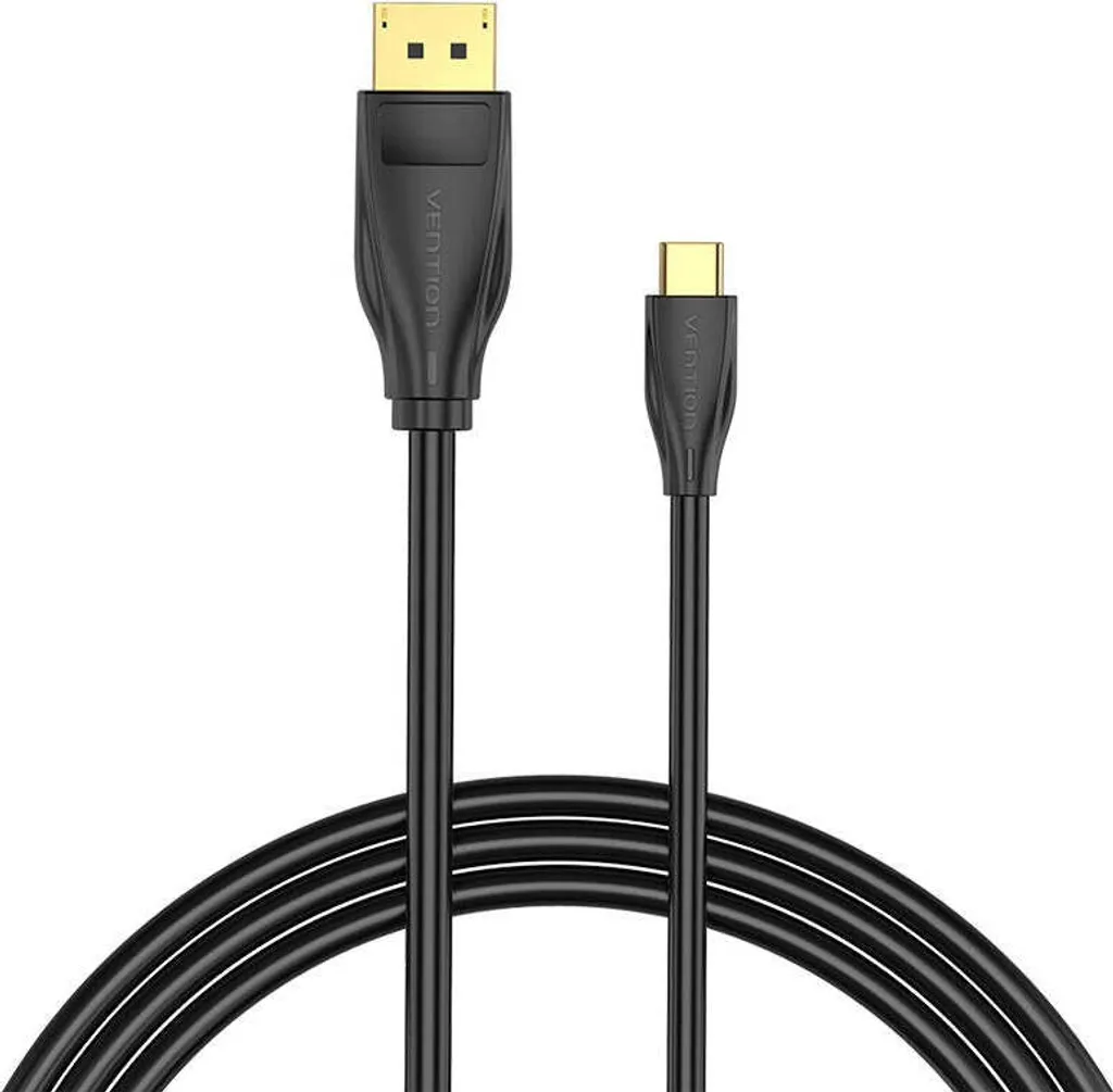 USB-C to DisplayPort 1.4 Cable Vention CGYBG, 1,5m, 8K 60Hz/4K 120Hz (black)