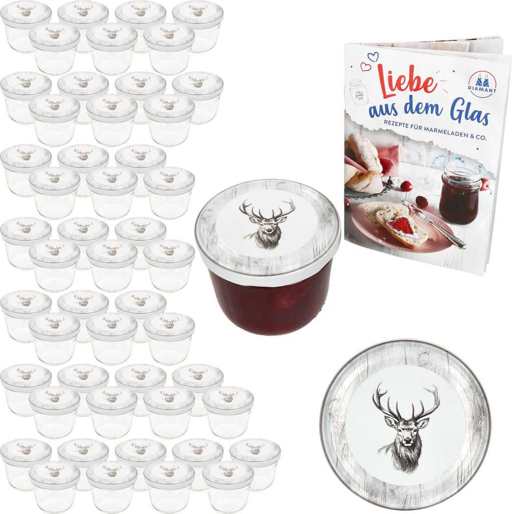 lot de 50 pots de 230 ml + couvercle Twist-Off TO82 Alois Image du produit 