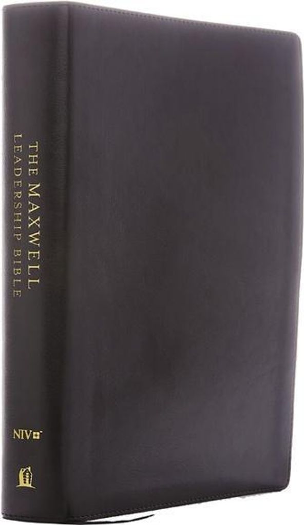 Niv, Maxwell Leadership Bible, 3rd Edition, Leathersoft, Black, Comfort Print