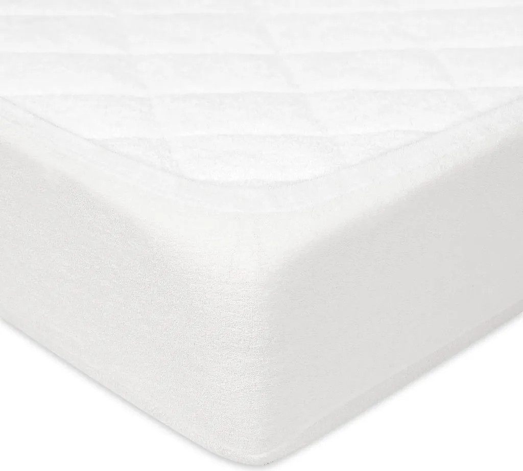 Drap-housse 70x140 Imperméable pour Lit Bébé - Protection Matelas Blanc
