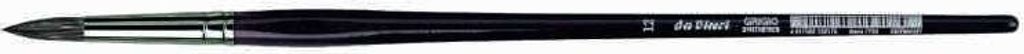 da Vinci 7795 Gr 8 GRIGIO - Synthetikpinsel rund Oel- und Acrylmalpinsel