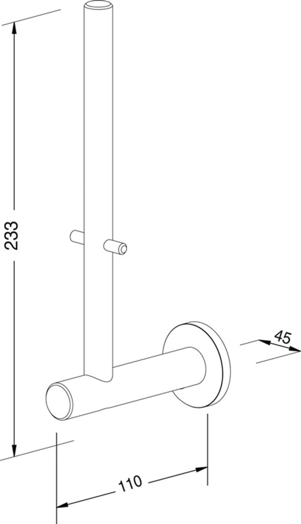 Wagner-EWAR Doppel Reserve-Toilettenpapierhalter AC225-2 Edelstahl, Variante:Edelstahl poliert
