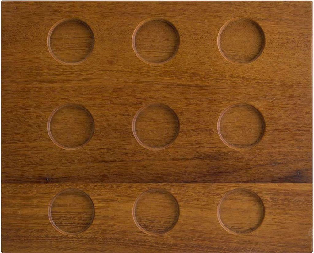 Mood Wood Servierbrett quadr. 31,5x25,5cm - 4 Stück