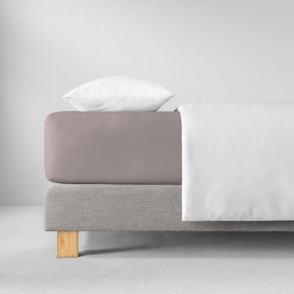 Estella Jersey-Stretch Spannbetttuch Farbe kiesel Größe Produktbild 