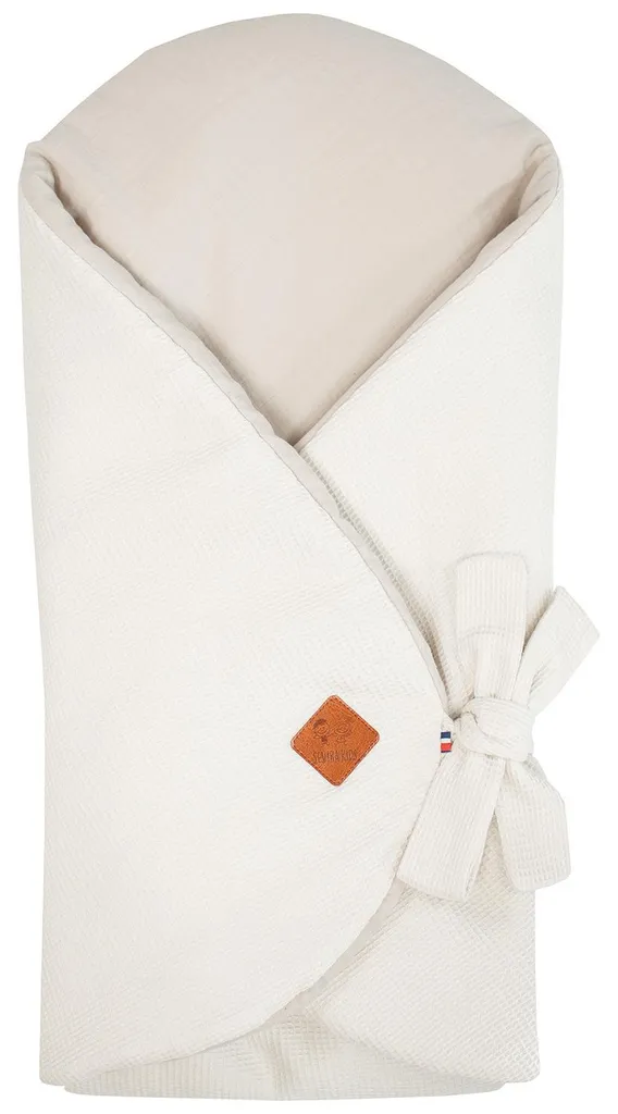 Turbulette d'emmaillotage Luna Beige - Sac de couchage bébé 0-6 mois