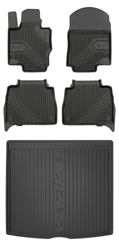 Rubberen automatten + kofferbakmat voor Mercedes-Benz GLE Productafbeelding 