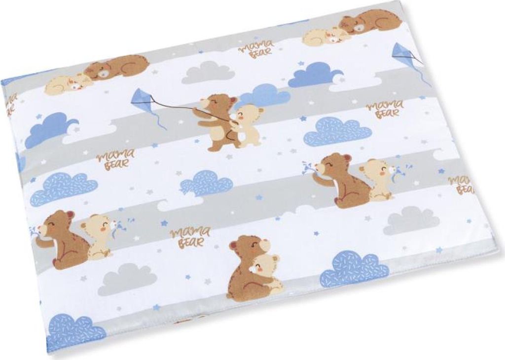 Kissen für Babybett - 42x32 cm - dünn - Beige