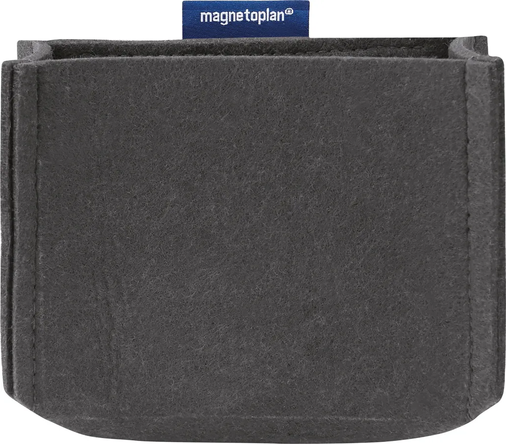 Magnetoplan 1227701 Vassoio Magnetico Grigio per Whiteboard - 130x100mm