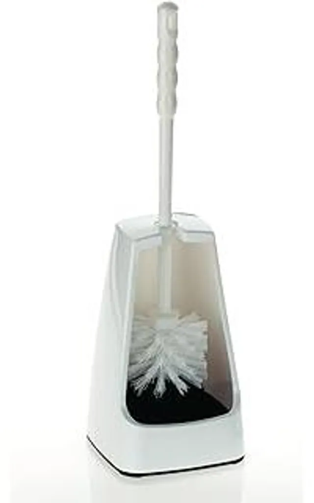 Set Scopino Bagno Kela Levin Bianco - Accessorio WC Moderno 38 cm