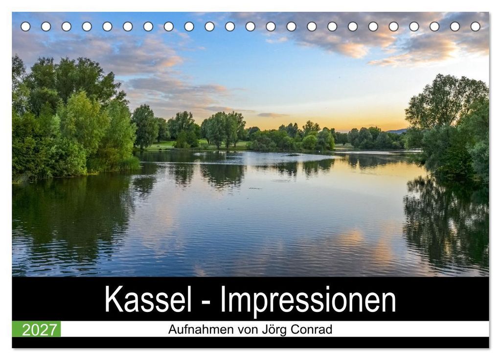 Kassel - Impressionen (Tischkalender 2027 DIN A5 quer), CALVENDO Monatskalender