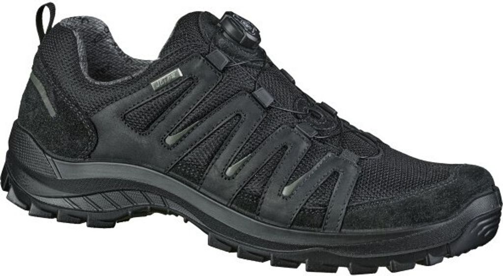 Jomos, leichte Herren Veloursleder Sneakers in schwarz, Extra Weite H, Nässeschutz und atmungsaktiv mit JoTex