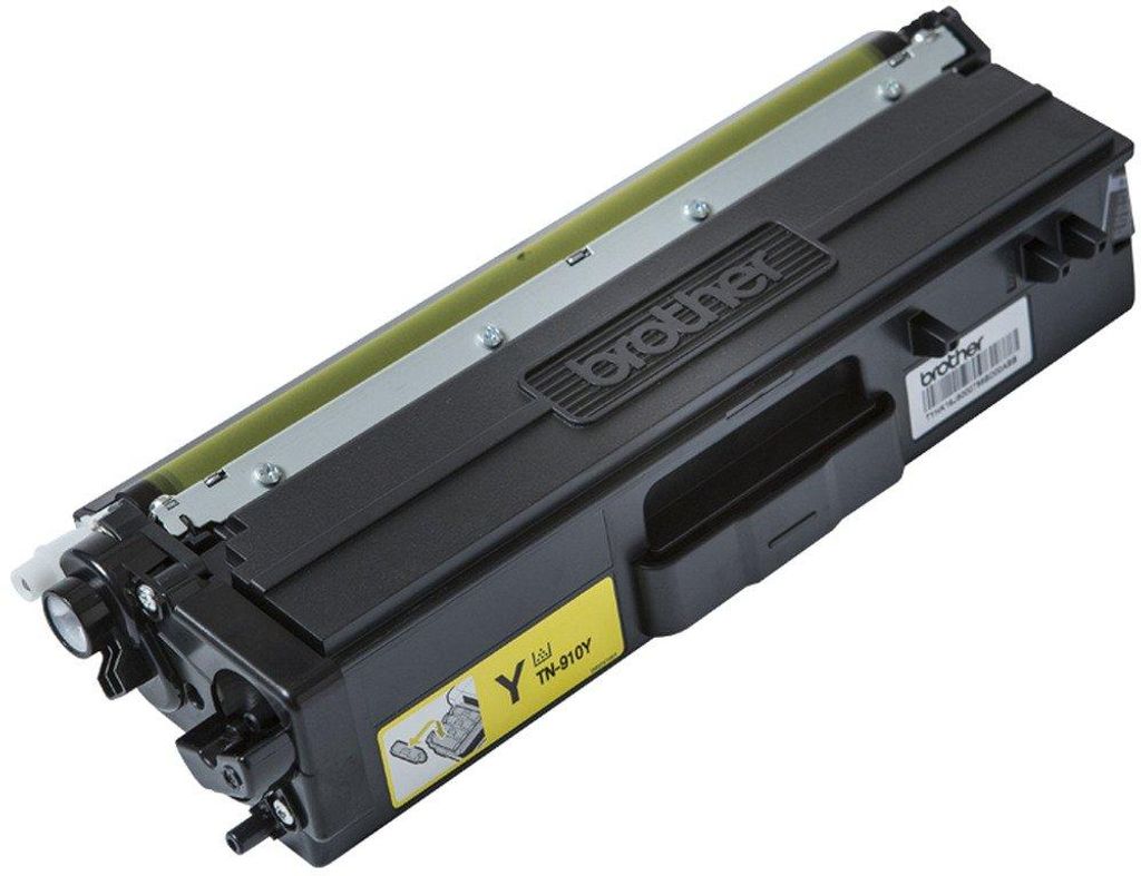 Brother TN-910Y, 9000 stron(y), Żółty, 1 szt. Zdjęcie produktu 