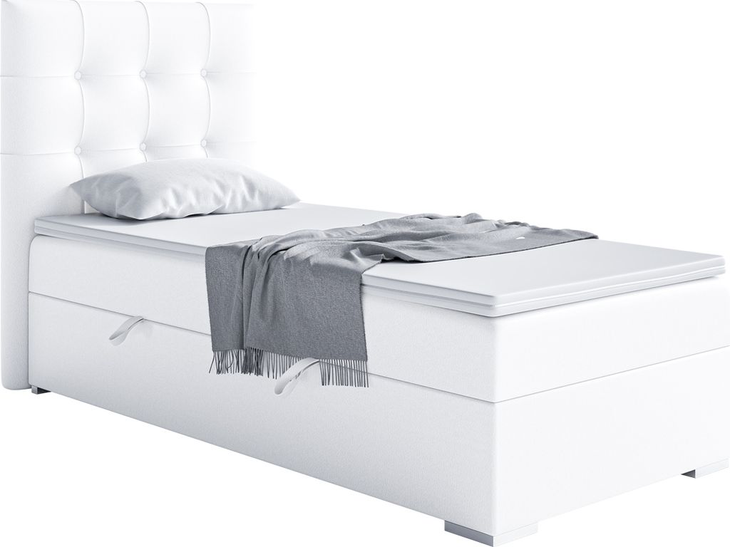 MEBLINI Boxspringbett mit Bettkasten - Gepolstert Produktbild 