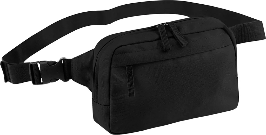 Tracolla Bagbase BC6921 Premium Nera | Materiale Riciclato Eco-Friendly