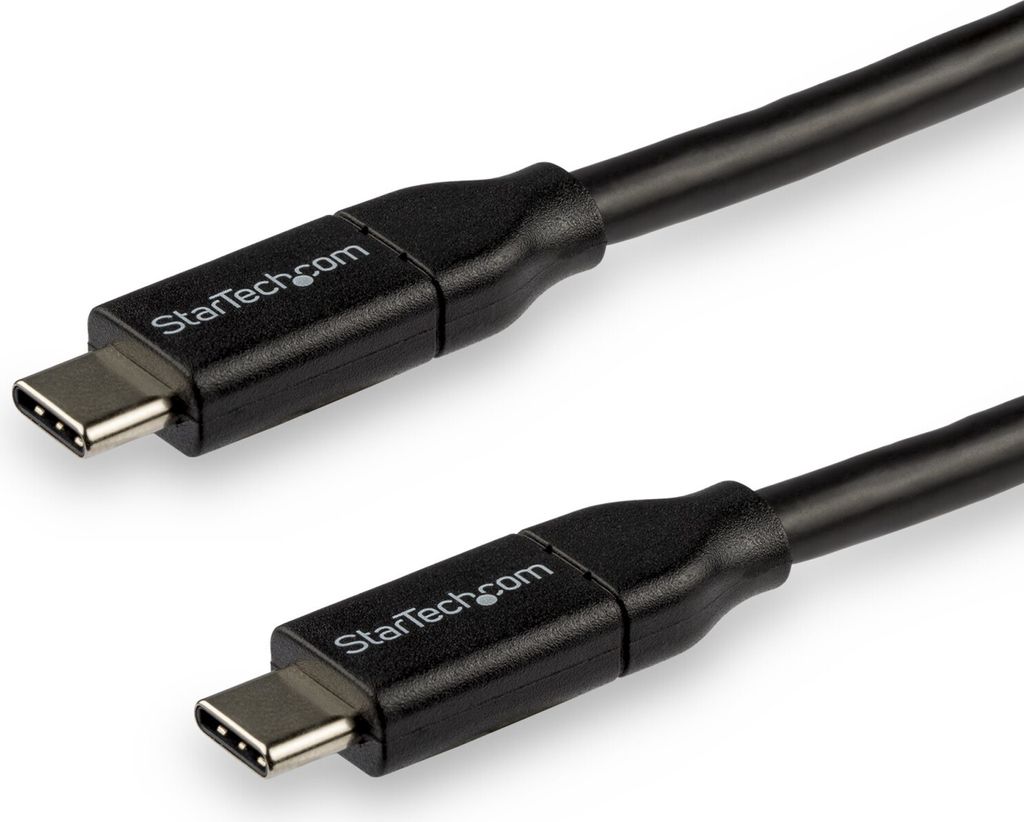 StarTech.com USB-C auf USB-C Kabel mit 5A Power Delivery - St/St - 3m - USB 2.0 - USB-IF - USB Typ C Kabel - USB-Kabel - 24 pin USB-C (M)
