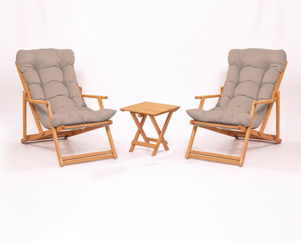 Skye Decor, My007 - Brown, Gartenmöbel-Sets, Gartentisch- und Stuhlset (3-teilig), Braun, Holz, 40 x 40 x 40 cm