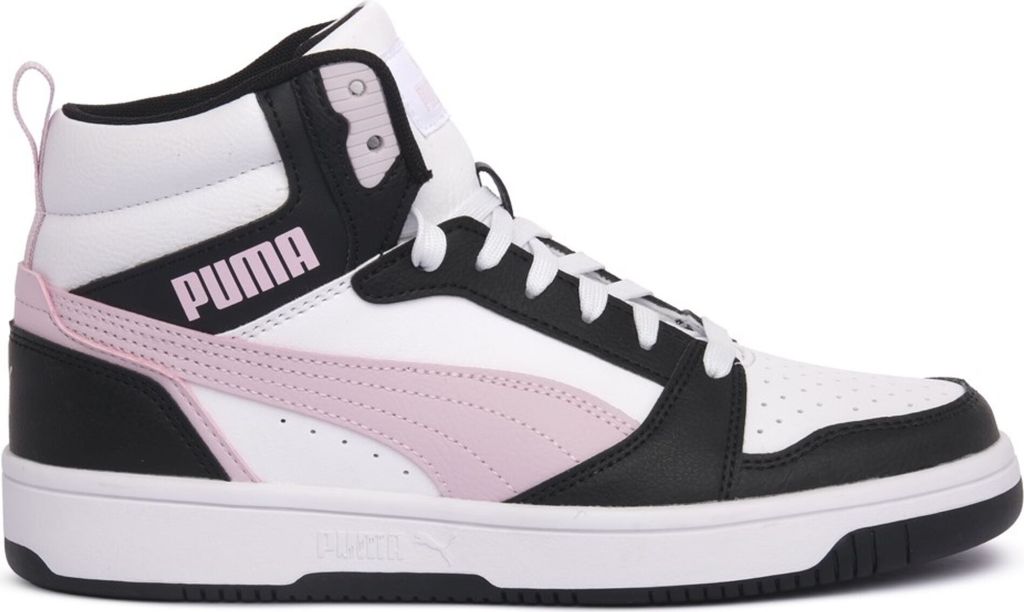 Puma Rebound V6 Sneakers Hoog - Zwart - Maat 38