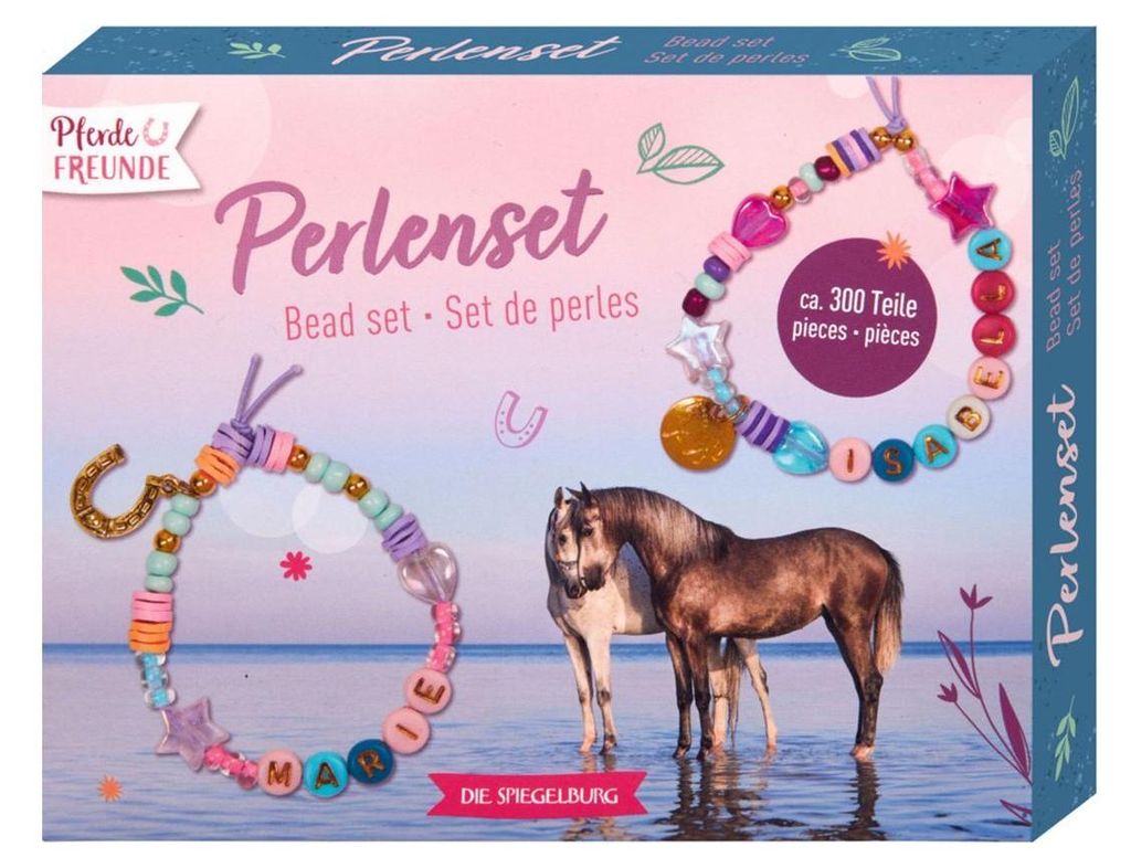 Die Spiegelburg Perlenset - Pferdefreunde bunt