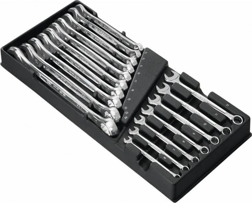 Jeu de clés mixtes FACOM série 440 en module thermoformé pour servante XL