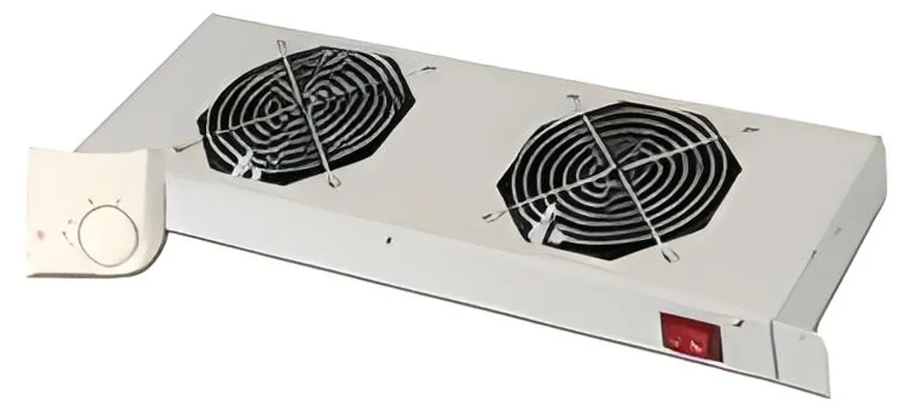 Ventilateur de rack 19'' DIGITUS 1U avec 2 extracteurs d'air 120 mm noir