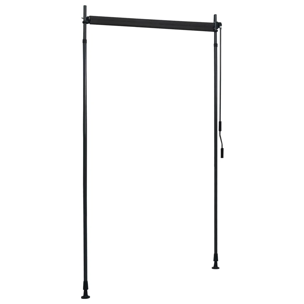 Store enrouleur d'extérieur vertical 120x270 cm Anthracite pour balcon - 10