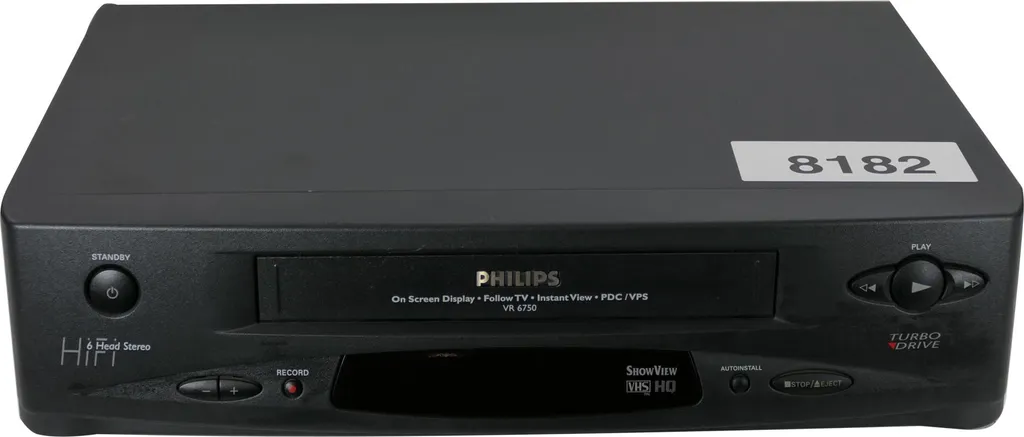 Récupérez vos Films VHS avec le Magnétoscope Philips VR6750 Auto-Clean