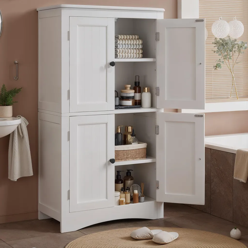 BEALIFE AP75 Mobile Bagno 60x30x110 | Armadio Antiribaltamento Bianco