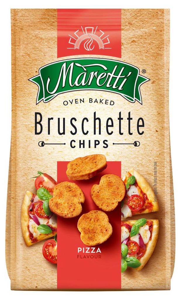 Maretti Bruschette Chips pieczona w piecu Pizza mit Zdjęcie produktu 