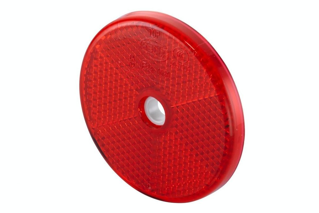 HELLA Rückstrahler 8RA 002 014-231 Hinten 60mm 60mm 7mm Gummi