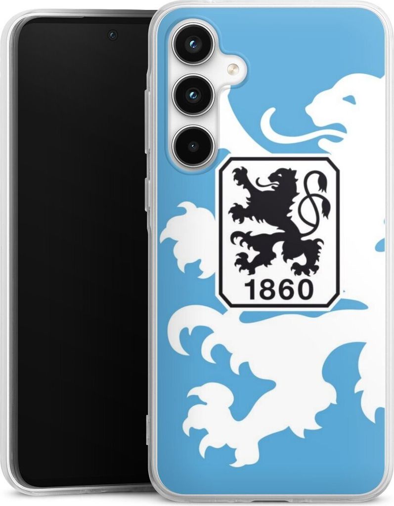 DeinDesign Handyhülle für Samsung Galaxy A35 5G Silikon Hülle Case Smartphone Schutzhülle Offizielles Lizenzprodukt TSV 1860 München Wappen
