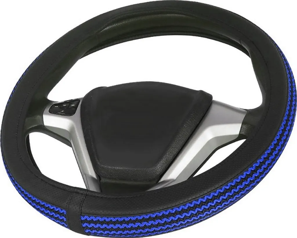 Coprivolante SV1257SM Nero-Blu Sportivo 37-39cm | Presa Comfort Auto