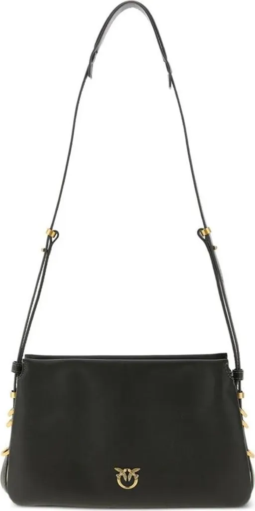 Sac PINKO en cuir marron avec boucle iconique - Design italien élégant