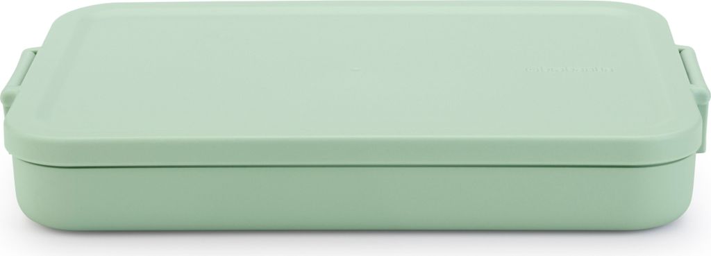 Brabantia Make & Take Lunchbox, flach, Kunststoff - Jade Grün
