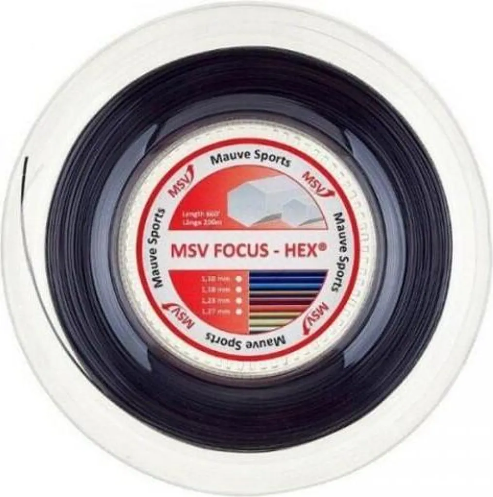 Cordage MSV Focus-HEX 200m bleu clair : finissez-en avec le manque de spin