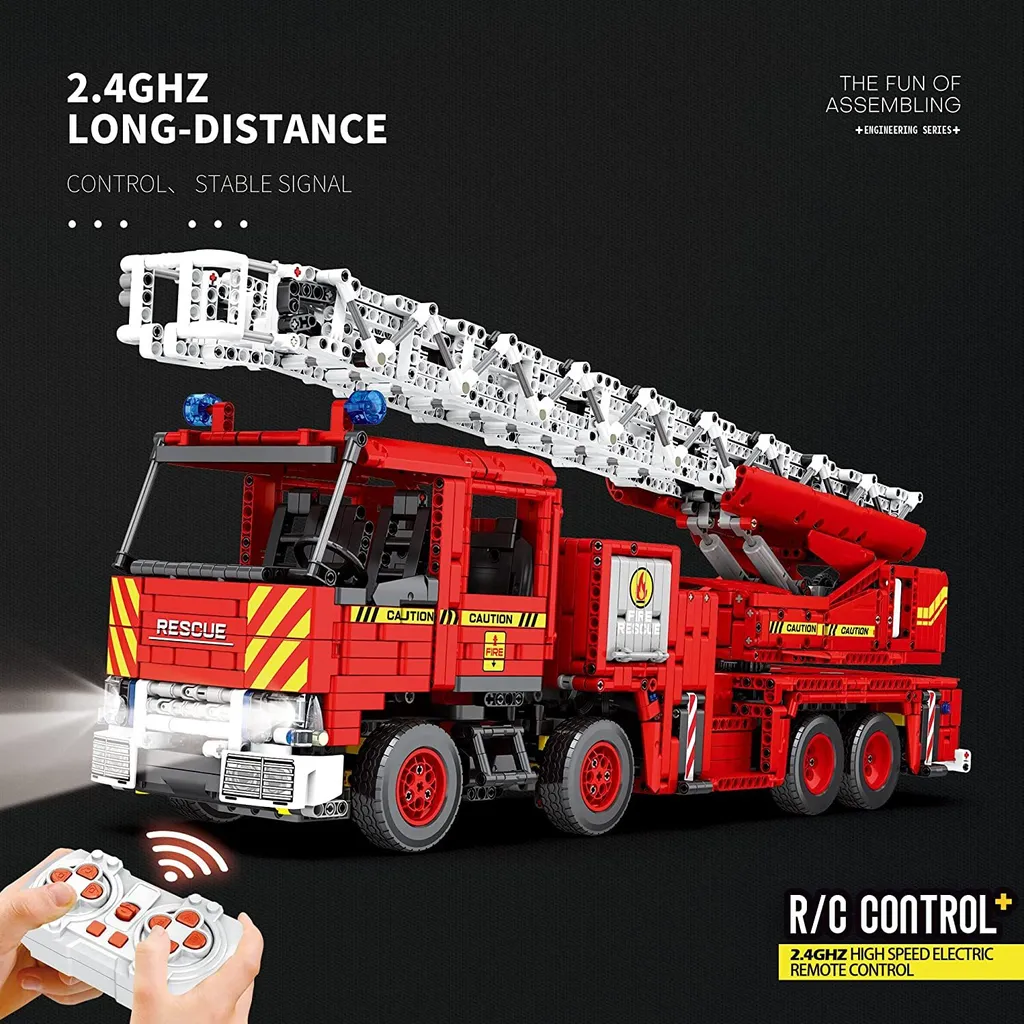 Camion de Pompiers à Construire Reobrix 22005 Jeu de Construction Expert