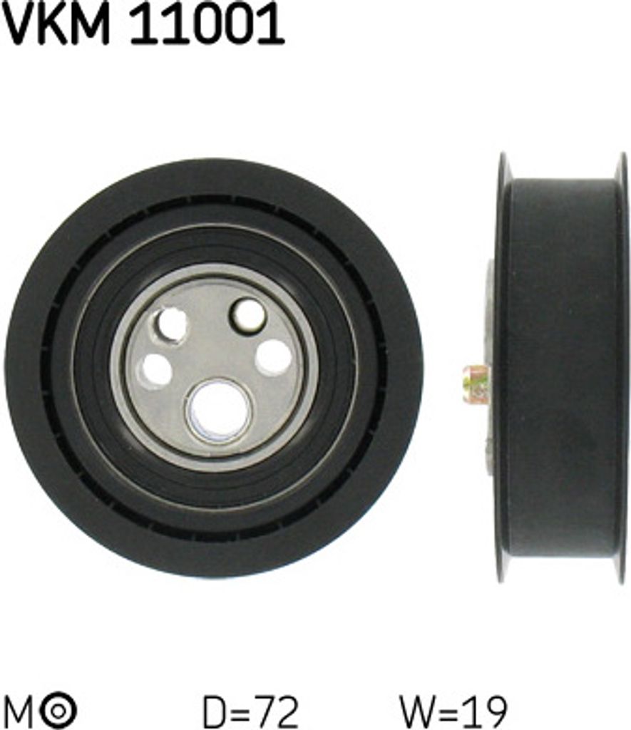 SKF VKM 11001 Spannrolle Zahnriemen für AUDI 80 Limousine (8C2, B4) 80 (89, 89Q, 8A, B3) Cabriolet (8G7, B4) 80 Avant (8C5, B4) 100 Limousine A6 A...