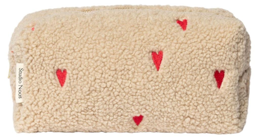 Studio Noos Teddy Hearts Etui - Ecru Produktbild 