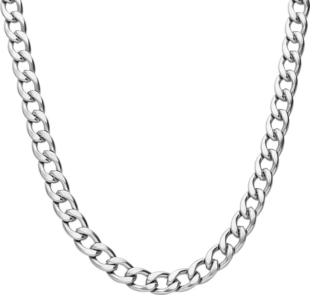 Collana Uomo Guess JUMN01333JWSTT/U Argento Acciaio Inox Originale