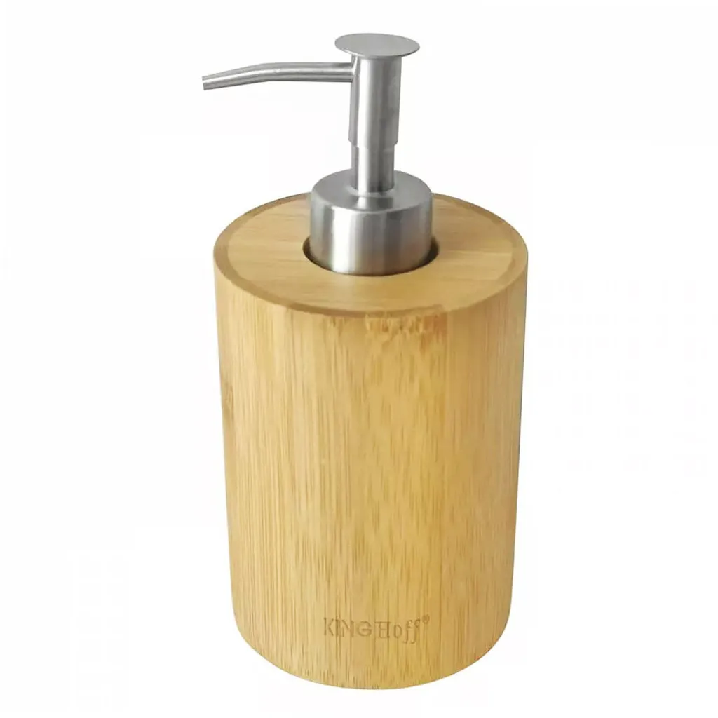 Dispenser Sapone di Lusso Kinghoff KH-1691: Bamboo per Suite